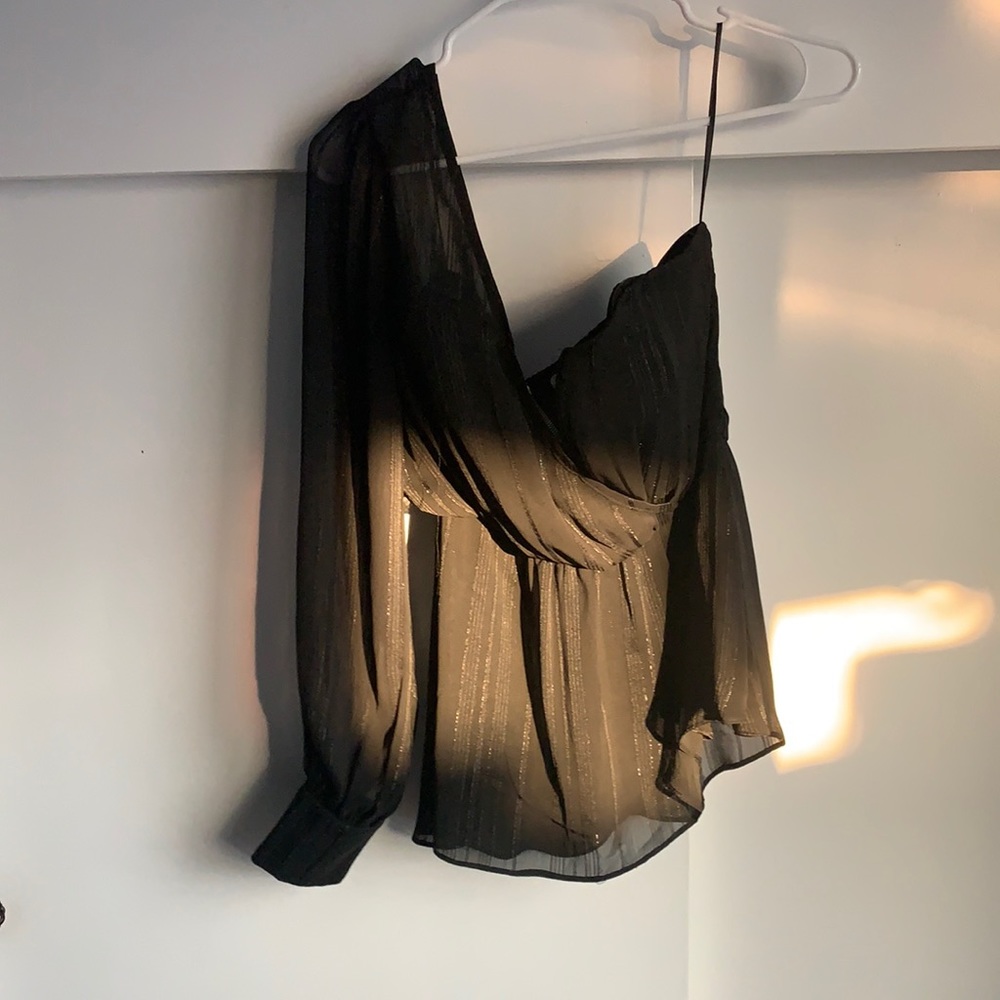 Astr the Label One shoulder Top